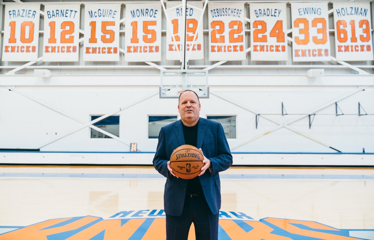 nyknicks's tweet photo. Welcome to The Mecca, Leon Rose. 

#NewYorkForever https://t.co/dA7PqiZD7v