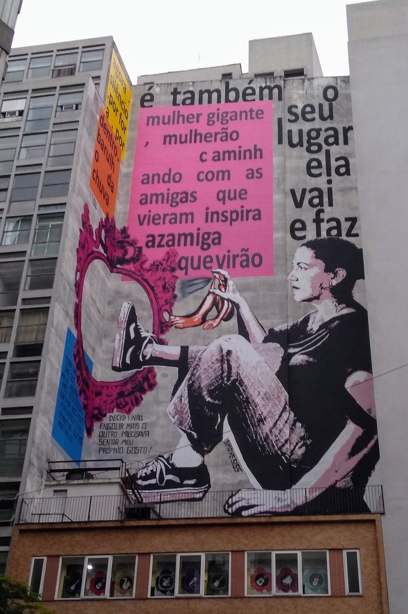 donniedarko73's tweet photo. #simonesiss #tarsilainspira
#graffitti #grafite #stencil #stencilart #streetart #artederua #urbanart #arteurbana #museudeartedarua #mar #sé #spfeelings #sp #sãopaulo https://t.co/qWPIX3pVtA