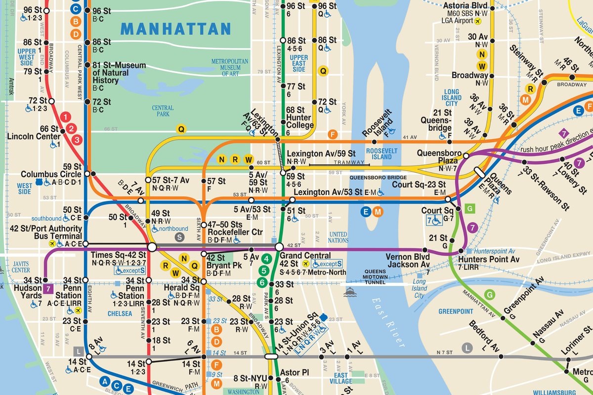 Creator of the most consulted map in history recently passed away. Thank you Michael Hertz for the NYC Subway map 🙏🏻 nycairporter.com #nyc #nycsubway