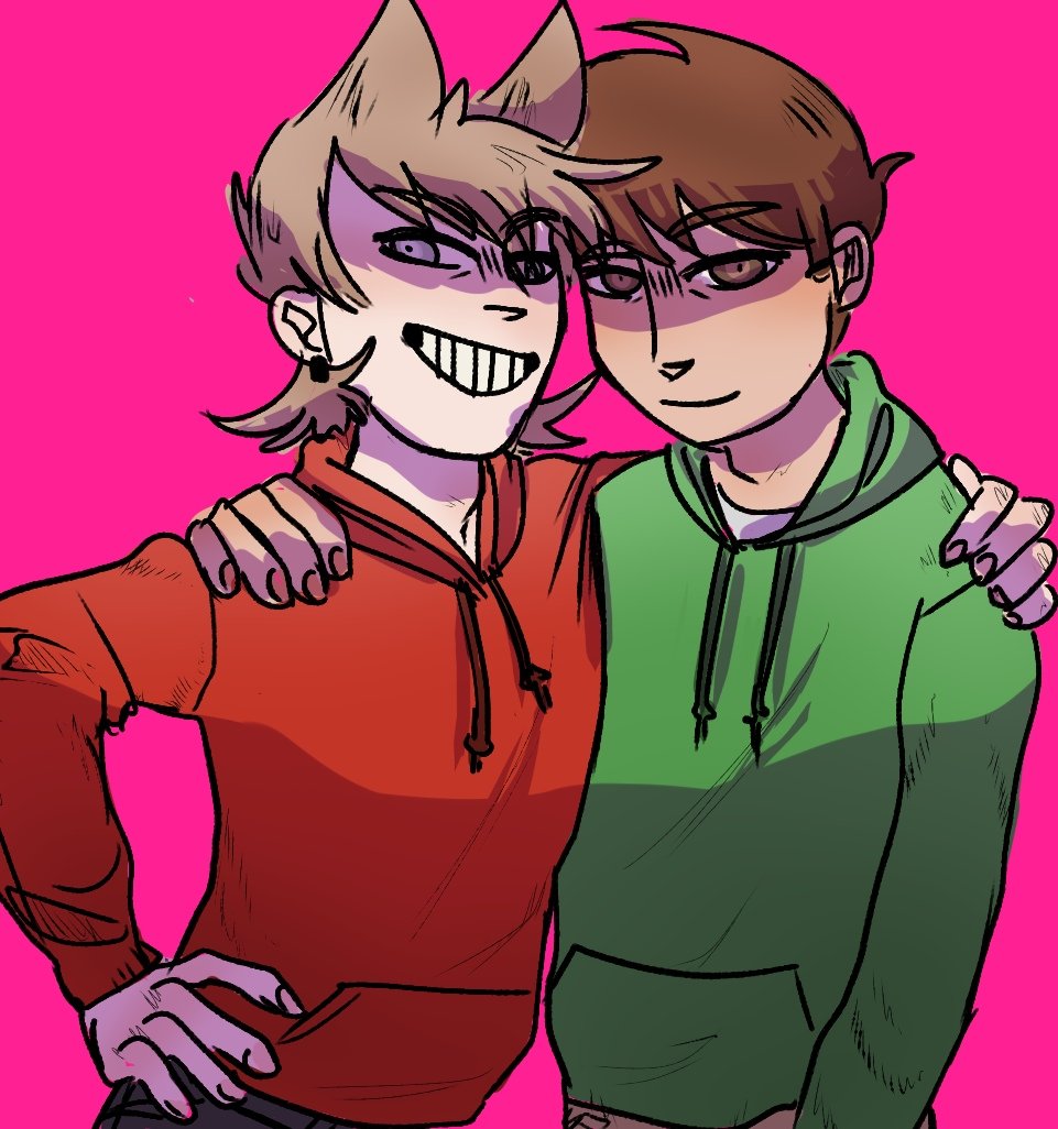 I really love them ow #Eddsworld #Tord #Edd #TordEdd #shipsworld.