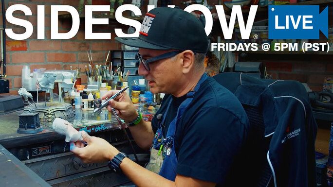 collectsideshow's tweet photo. This Friday at 5 PM PST, join our hosts for another episode Sideshow Live as they interview one of our incredibly talented artists, Bernardo ‘Bernie’ Esquivel! Check out our Youtube channel at https://t.co/7MapdpGduO
#SideshowLive #SideshowCollectibles #BernieEsquivel #artists https://t.co/BWJEvqbRgj