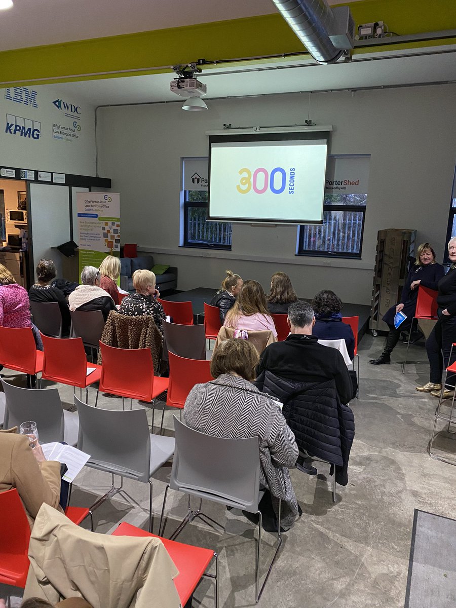 Almost set for #300secondsIreland here at the Portershed in Galway 🇮🇪