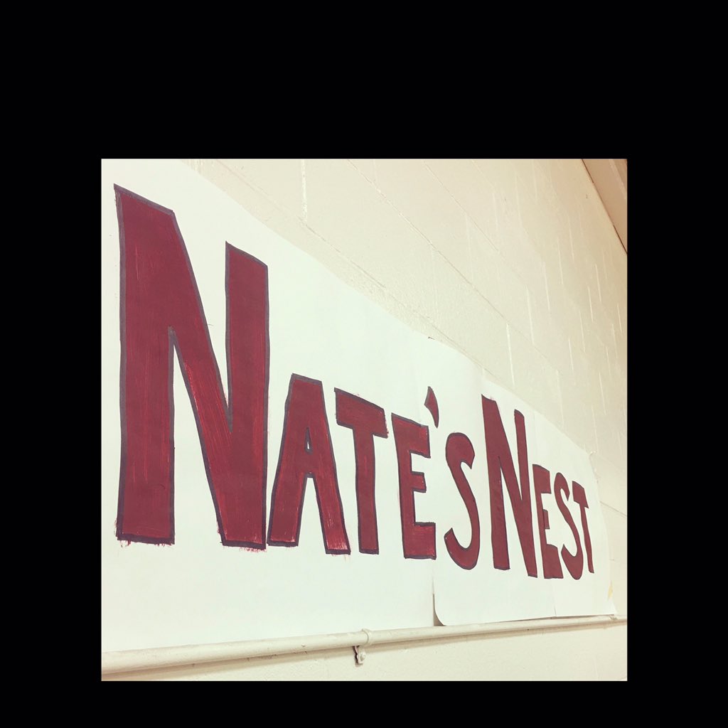 NateLull's tweet image. Delhi fans put this above my broadcast spot at DA. Much love! #WCDB @DA_VarsityClub @BasketballDelhi