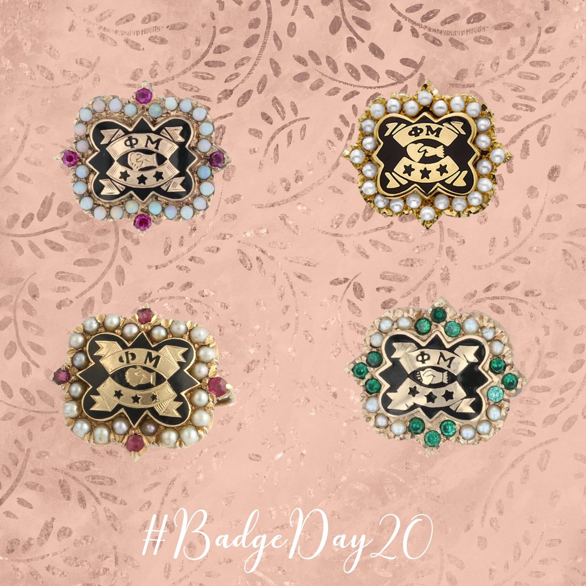 Today is International Badge Day! Wear your badge today to show your pride in Phi Mu and your love for your sisterhood. #BadgeDay20 #NRCW2020 #LiveYourRitual