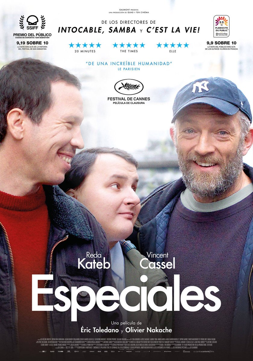 ignacioleyda's tweet photo. 🎞 Especiales (2019). 

⚠️ Una película que aborda los problemas de las personas con #autismo gravemente afectadas. Refleja una realidad muy dura, donde las familias buscan ayuda allí donde las administraciones no llegan, pero sin dejar de celebrar los pequeños triunfos. 

📸 https://t.co/CptNUpO6yc