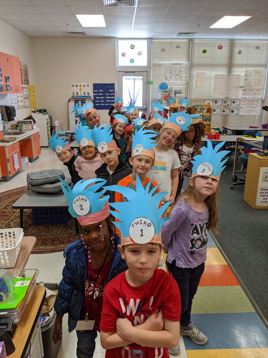 1VBacchus's tweet photo. Happy birthday Dr. Seuss
There are quite a few "Things" in our class 😉@BanksRoadES https://t.co/veA608cnFC