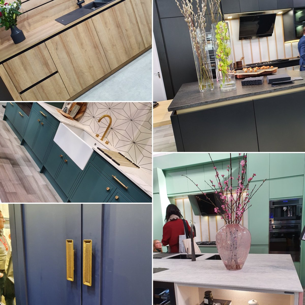 Some gorgeous kitchen designs at todays #kbb20 #kitchentrends