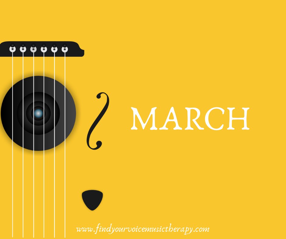 FindYourVoiceMT's tweet photo. Happy Music Therapy Month!
This month we CELEBRATE our profession &amp; the beautiful connections we’ve made with music therapy clients, families, facilities, students, interns, allied health professionals, and advocates. 
In celebration,
Mackenzie 

#FindYourVoiceMT #celebrate https://t.co/2i29k7emD9