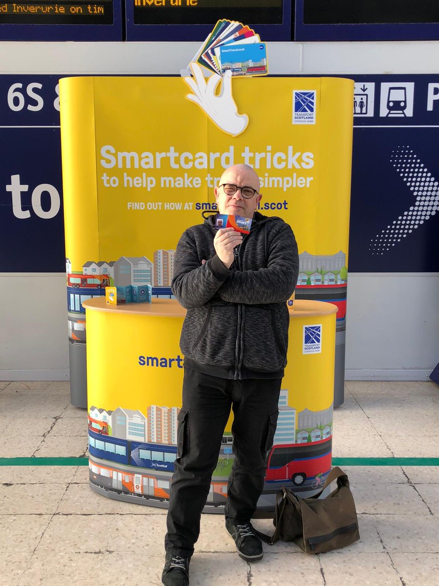 unionagency's tweet photo. Head round to Aberdeen Station today where we are sharing our smart travel tricks! #UnionConnect #SmartTravel #SmartTravelScotland @ScotRail https://t.co/iPq6QVOqha