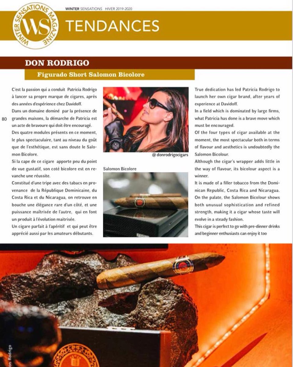 DonCigars's tweet photo. on parle de nous aujourd’hui dans la presse!!!

We are start talking about us 
We would like to say thank you to the great magazine Winter Sensations for their surprising article that reveals so well our passion for this project!!! 
Many thanks https://t.co/iTY5kEkxl1