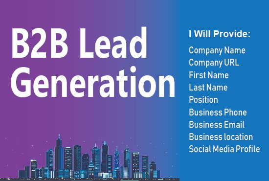 leadgenerationF's tweet photo. Do you need help with B2B lead generation? If you are in sales and want to build targeted prospect list, I can help.

Click here: https://t.co/pFPu2IJyZt

#Leadgeneration #Emailmarketing #marketing  #marketresearch #marketingtips #fiverrsellers #leadcollection https://t.co/hyVYiPwsER