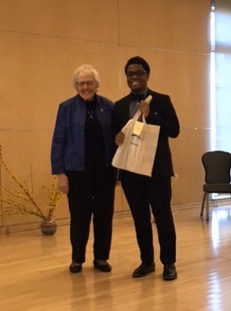 Congratulations to Patrick C., winner of a Fairfax County Student Peace Award for planting the seeds of peace at @FCPSHayfieldSS . So proud of you, Patrick, and can’t wait to see the ways in which you continue to make our world a better place for ALL people!