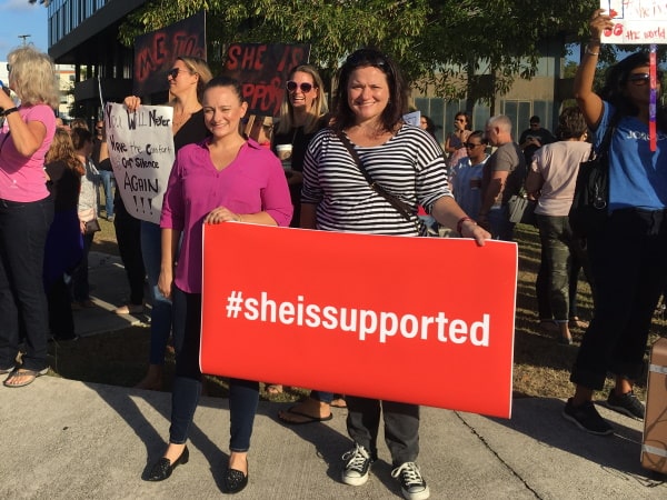 CaymanNews's tweet photo. #sheissupported protest launches movement https://t.co/vboa6BpXxA https://t.co/YytkQYNFy4