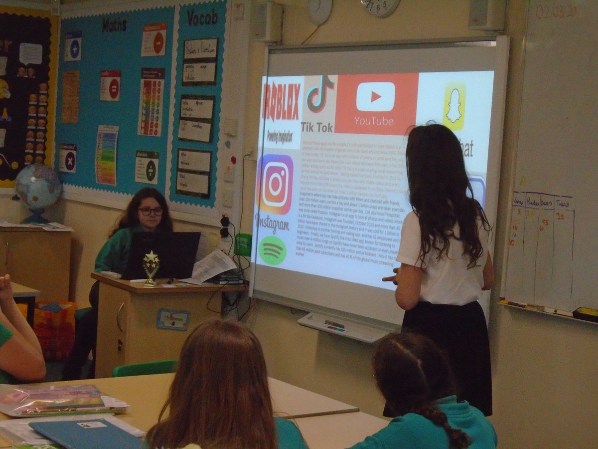 ClaveringTS27's tweet image. #6CP In #computing this week, we have been sharing our multimedia presentations. We chose our own topic to present about. Some truly amazing presentations today, Year 6! Well done!😁👏