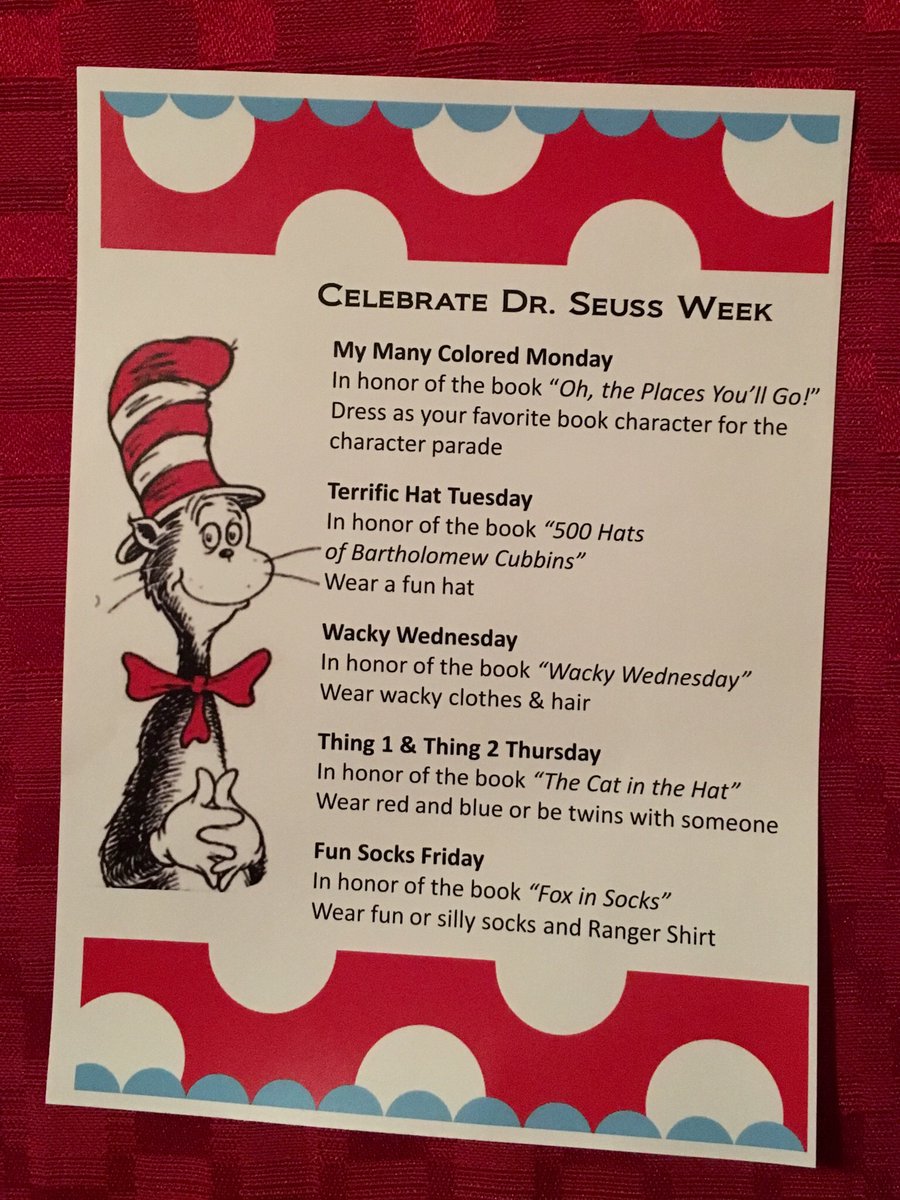 RiceRangersPTA's tweet photo. *It’s another great week to be a Rice Ranger*
Anyone else refreshing your page hoping Ms Kalas will post pics of our kiddos in the Book Character Parade 🙋🏻‍♀️😍🙋🏻‍♀️
#WeAreRiceRangers
#WeAreTylerISD
#OurLibraryRocks #RiceRangersRead
#ReadAcrossAmerica #DrSeussWeek #HappyBirthdayDrSeuss https://t.co/fk464NVf97