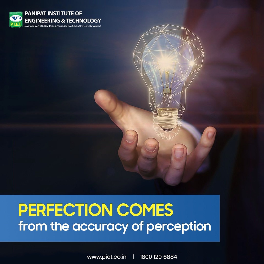 PIETPanipat's tweet photo. To implement your knowledge with full vigour, you must learn to appreciate the details that most seem to miss out.
Visit https://t.co/qTXIy4g5yhย to know more.
#LifeAtPIET #PIET #PIETPanipatย #LearningWithPIET #Institute #Engineering #Management #Engineer #Technology #Intellect https://t.co/TP3nI98Cmv