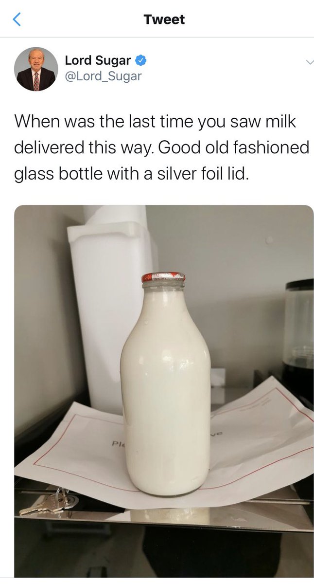 Great to see <a href="/Lord_Sugar/">Lord Sugar</a> gets deliveries. If interested please message facebook.com/hanoverdairies