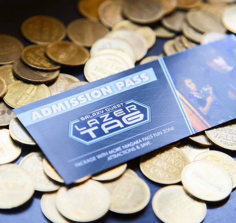 What’s better than a bunch of tokens and passes to our galaxy lazer tag attraction?! Visit our website for additional pricing and online deals: niagarafunzone.com 

#lazertag #niagarafalls #niagara #arcade #funzone