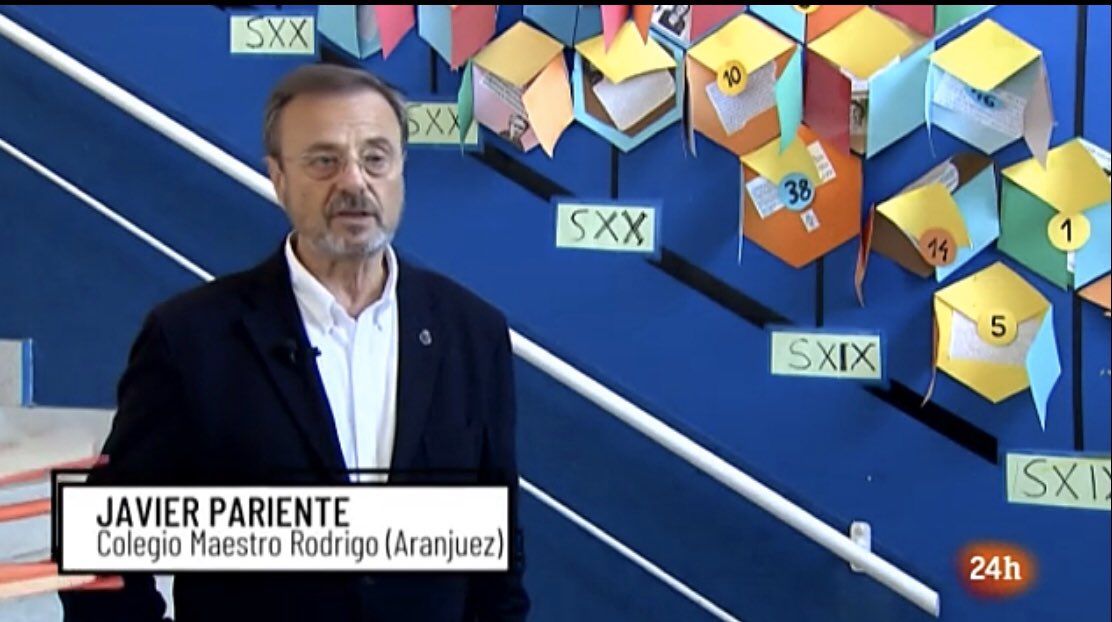 aranjuezocho's tweet photo. Este sábado el Maestro Rodrigo @aranjuezocho aparecía en TVE como Centro ejemplo de innovación metodológica  y transformación digital con su modelo 1:1 con chromebooks e integración de las herramientas de la G-suite de Google @GoogleES @GonzaloETC @GoogleForEdu @javierpariente https://t.co/Adny6GWAyh