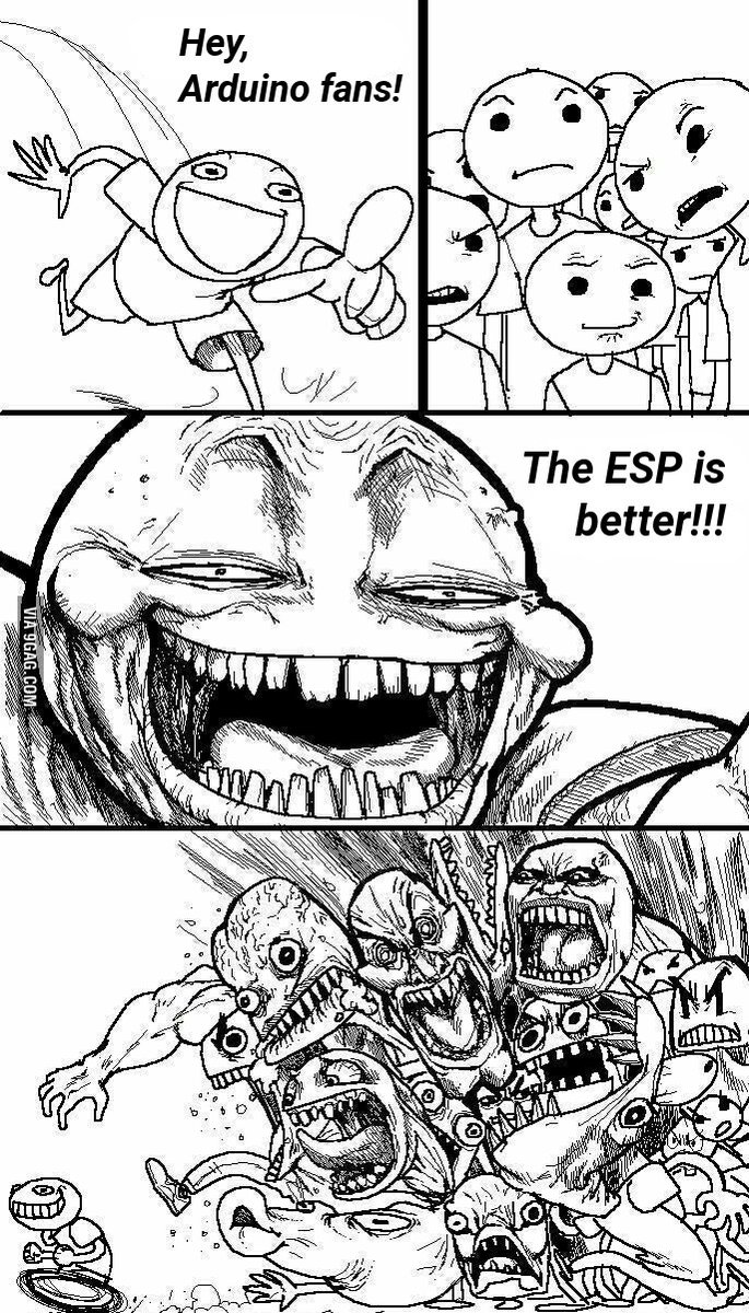IoTGuruLive's tweet photo. Let the war begin! :)
#Arduino #ESP8266 #ESP32 #expressif #IoT #coding https://t.co/5pYV7DfJAv
