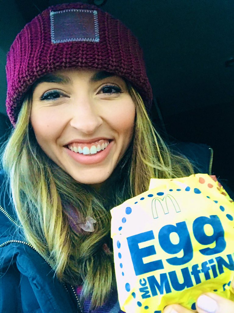 erinreportsTV's tweet image. When you’re filling in on the morning show and McDonald’s decides to give away free egg McMuffins for the morning 🤷🏻‍♀️ #illtakeit