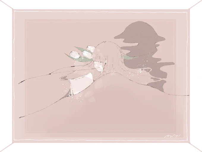 #TLを花でいっぱいにしよう

お花モチーフの絵です……? 