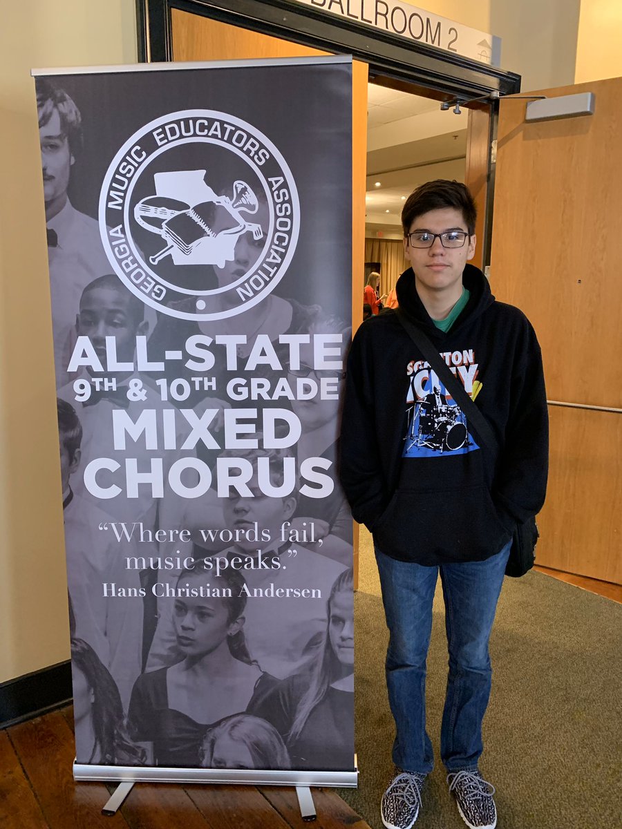 Congratulations to Quintin Tyler at All-State Chorus!