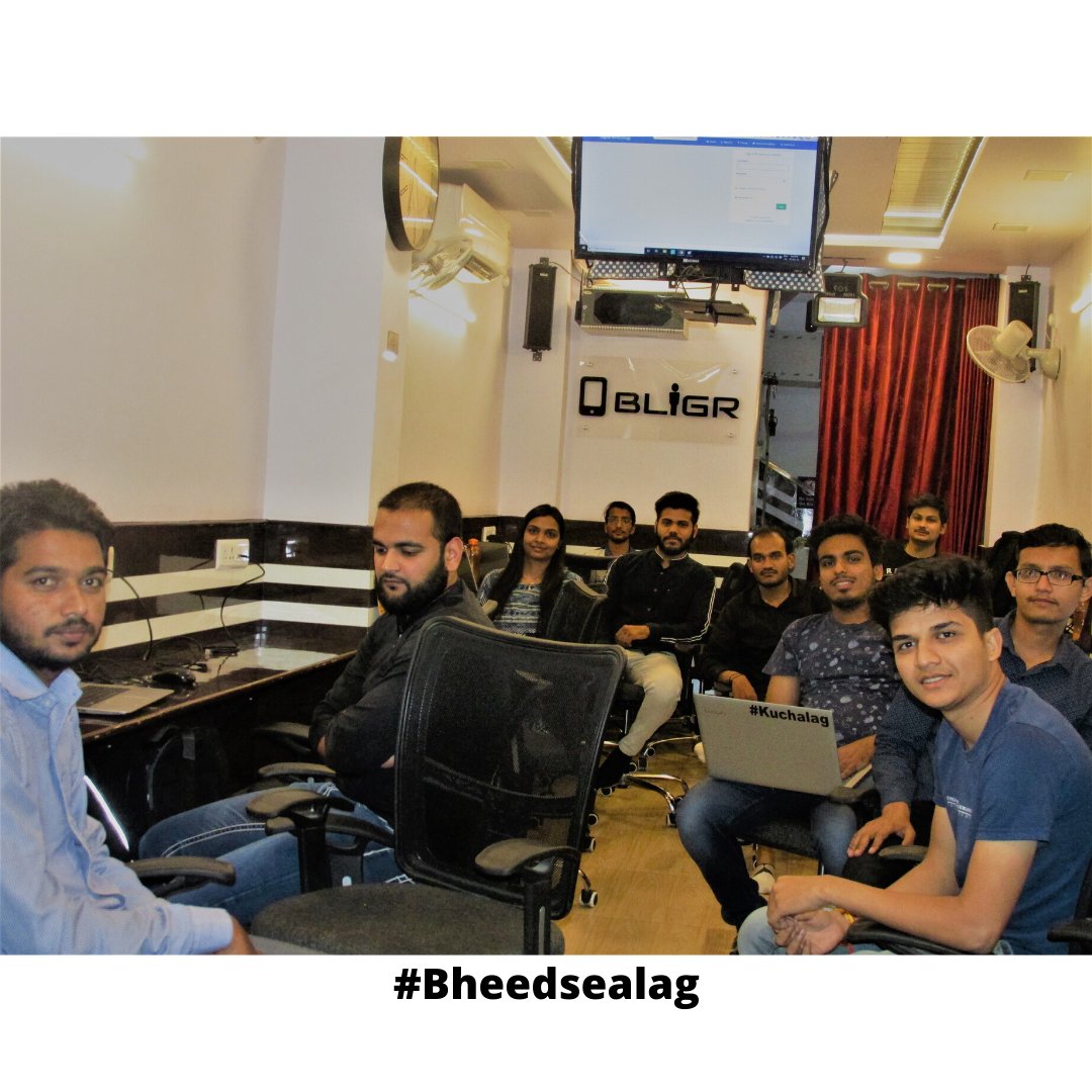 obligrr's tweet photo. Ye hai #Bheedsealag Training @ Obligr™ India Pvt Ltd
#kuchalag #obligr #bahutalag #kuchnayajaldaayega #digitalbheed https://t.co/fDjLdDh91B