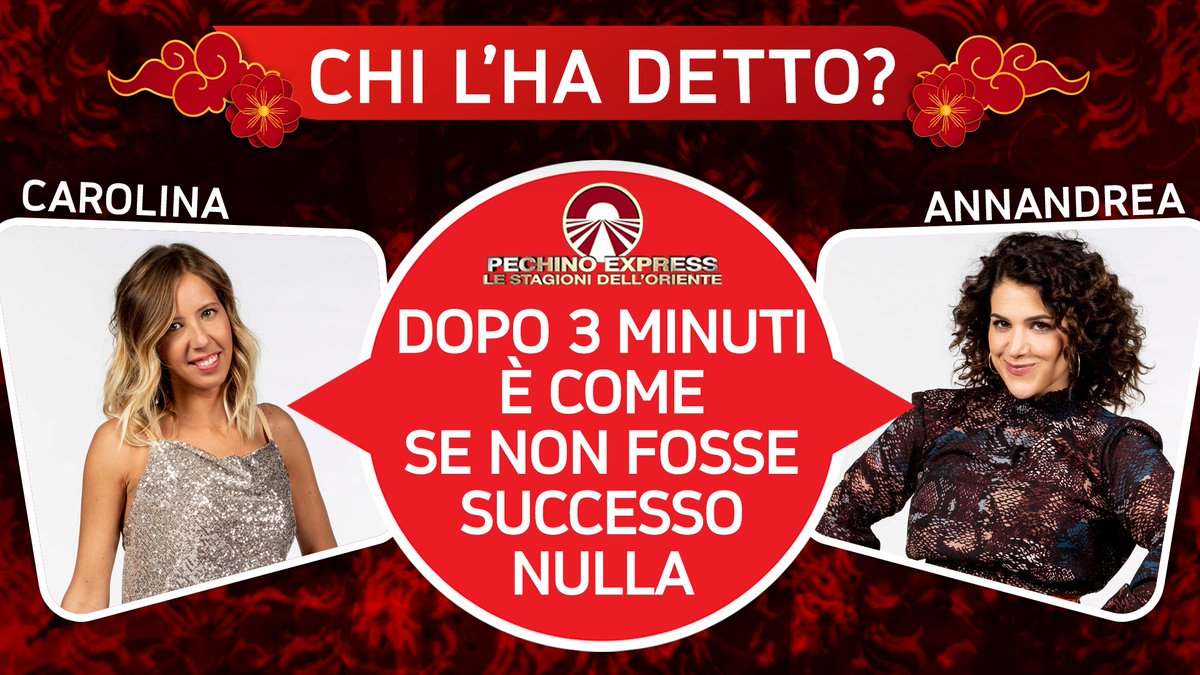 PechinoExpress's tweet photo. 🔒 In ogni coppia bisogna trovare il giusto equilibrio lavorativo o sentimentale 😇
#CarolinaGianuzzi #AnnandreaVitrano #pechinoexpress stasera 21.20 su #Rai2 @CdGherardesca @RaiDue https://t.co/6xa0s5BWne