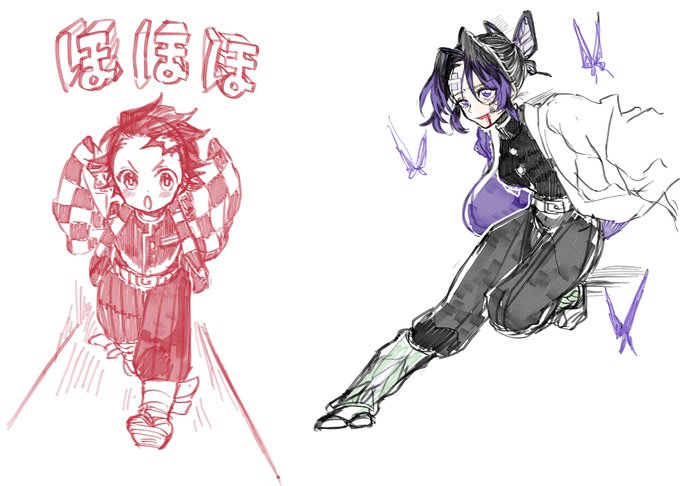 ありるびさんがTwitterに投稿した竈門炭治郎(鬼滅の刃)のイラスト。