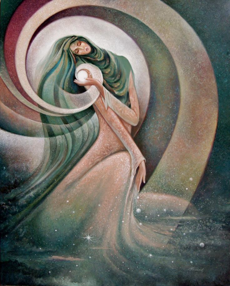 Sacred offering by Rassouli