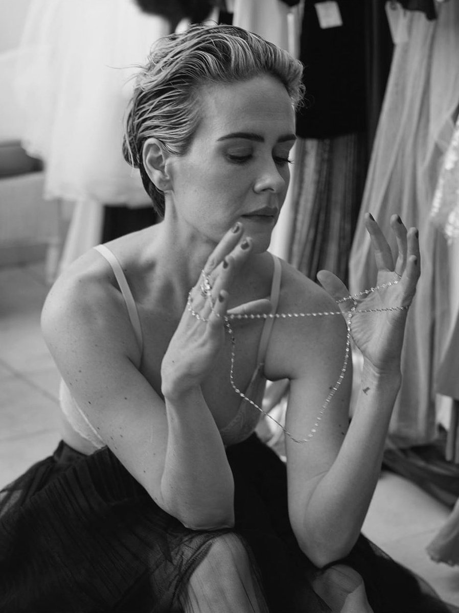 recently outtake of Sarah Paulson for Violet Grey, in 2016.