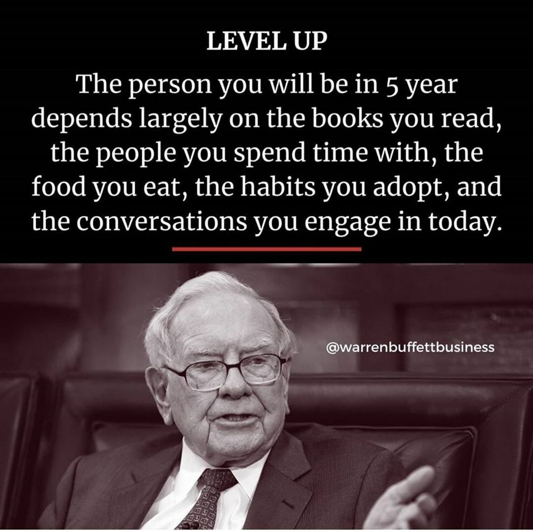 YouChange4U's tweet photo. #levelup #warrenbuffet https://t.co/2eWAkjbBsa