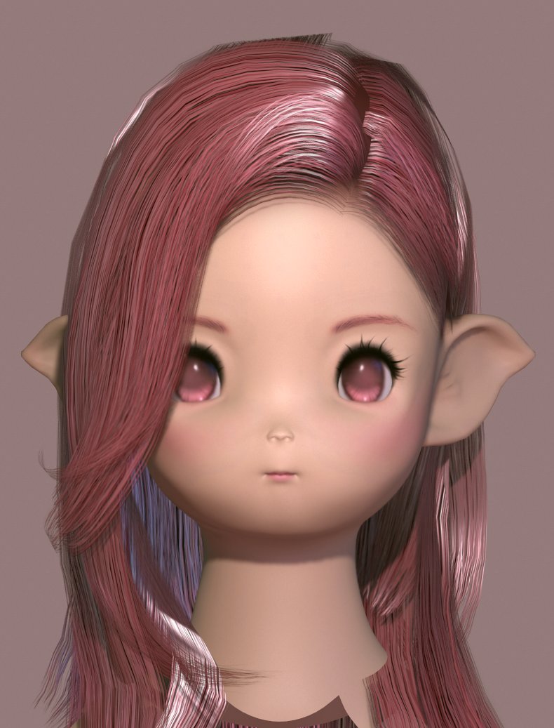 of__winter's tweet photo. 오늘의 작업!!
포포토 얼굴/헤어 
#파이널판타지  
#파판14 #FF14
#라라펠 #lalafell #감자
#모델링 #zbrush #facesculpting #3dmodeling https://t.co/o7lm31Iqk1