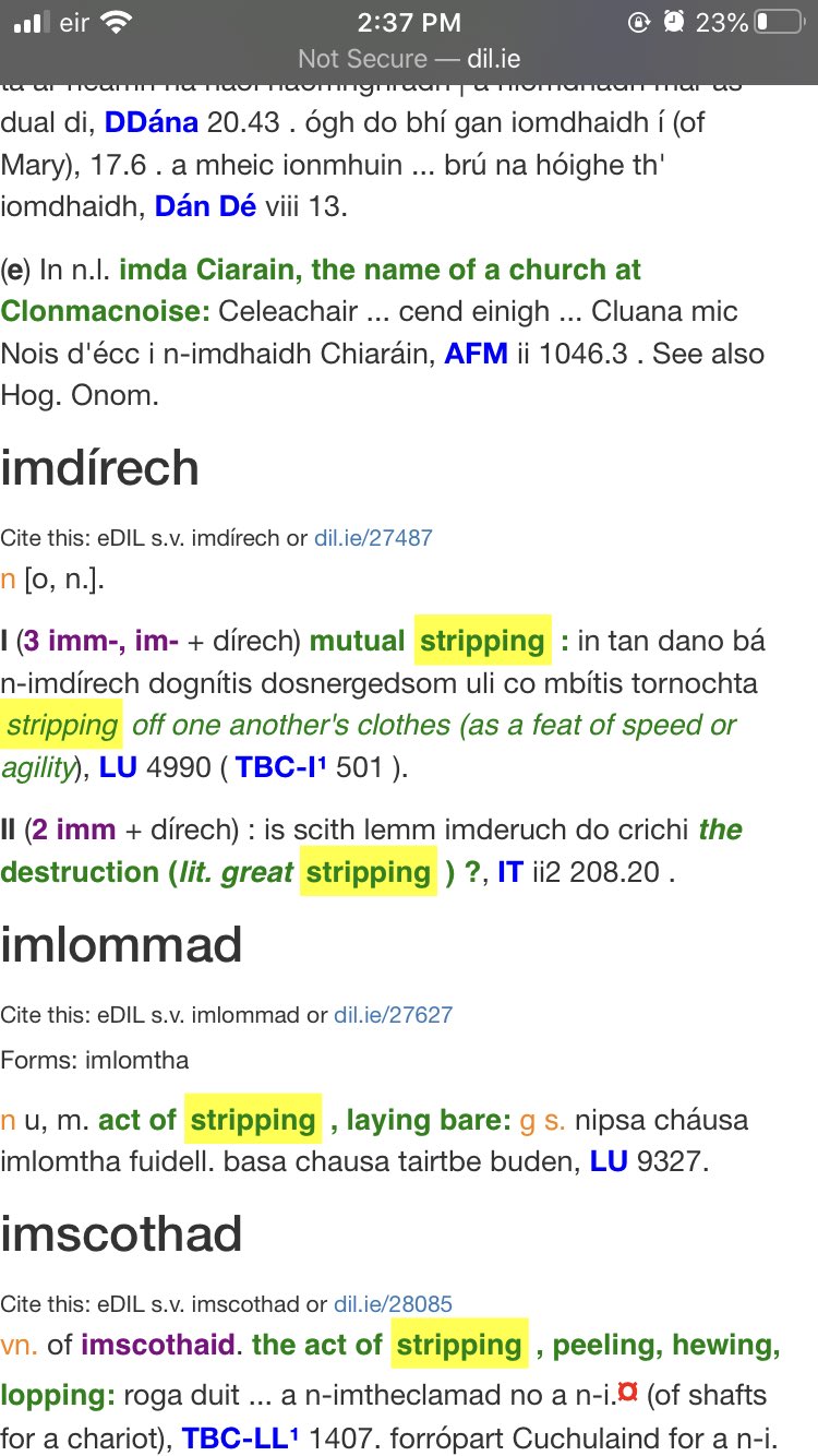 C M Bromhead Is A Big Fan Here It Is A Feat Of Agility To Remove Another S Clothes