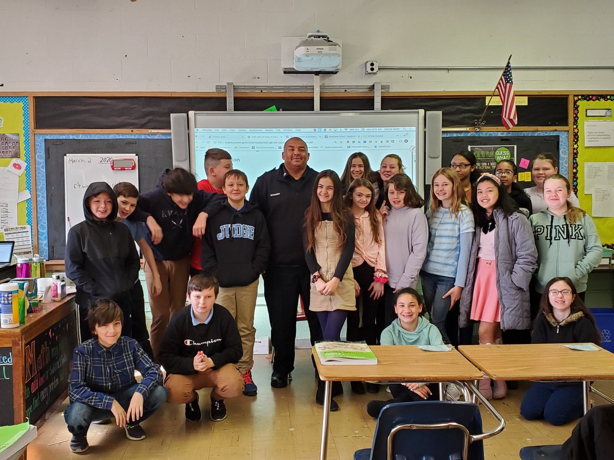 Ex1Pfd's tweet image. Grateful to participate in the "Read Across America" to celebrate Dr. Seuss's birthday with the 6th grade students @ Adaire Elementary School. @PhillyFireDept @ThielAdam @