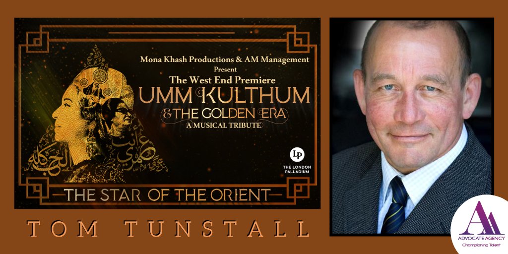 #Client Tom Tunstall will be hitting the #WestEnd's  @LondonPalladium performing in the #WorldPremiere of #UmmKulthumAndTheGoldenEra tonight - #GoodLuck Tom!

#actors #actorslife #theatre #Londontheatre #premiere #whatsontheatre #onenightonly
