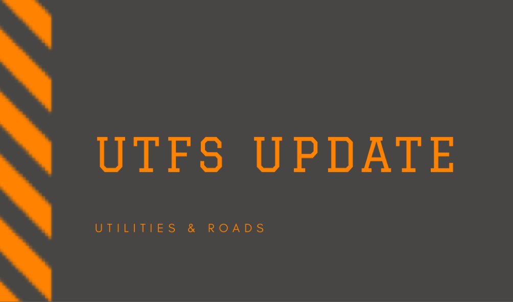 UTFS Update - Over the weekend, water service was restored to the Hill area, including Ferris Hall. Natural gas service has been restored to the Hill. 

The roadway is open &amp; will be a temporary gravel surface at this time.  Permanent restoration of the roadway will occur later.