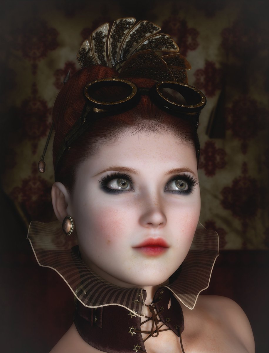 rednorthernlass's tweet photo. 'Steampunk Girl' portrait from some years back.
#DAZStudio #DAZ3D #renderosity #Victoria4 #3drenderart #3dportrait
@renderosity Marketplace https://t.co/wlSeWDFnzu