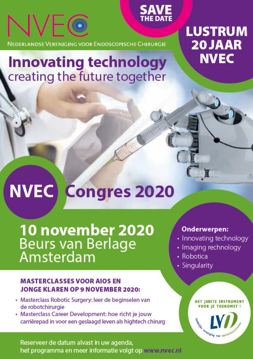 Save the date: NVEC Congres, 10 november Beurs van Berlage, Amsterdam - mailchi.mp/2aa783606a3c/s…
