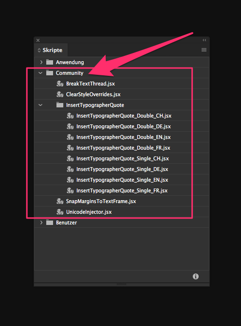 InDesignBlog's tweet photo. NEUE „Community Scripts“ in #InDesign 2020 (Feb. Release 15.0.2) Infos zu den #Skripten: https://t.co/74wPOdg94u https://t.co/uBTz4FnrgH