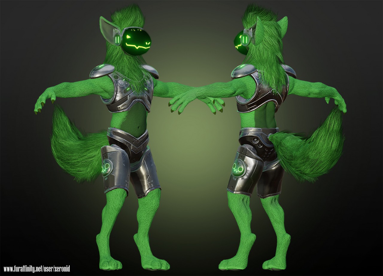 Protogen 3D models - Sketchfab