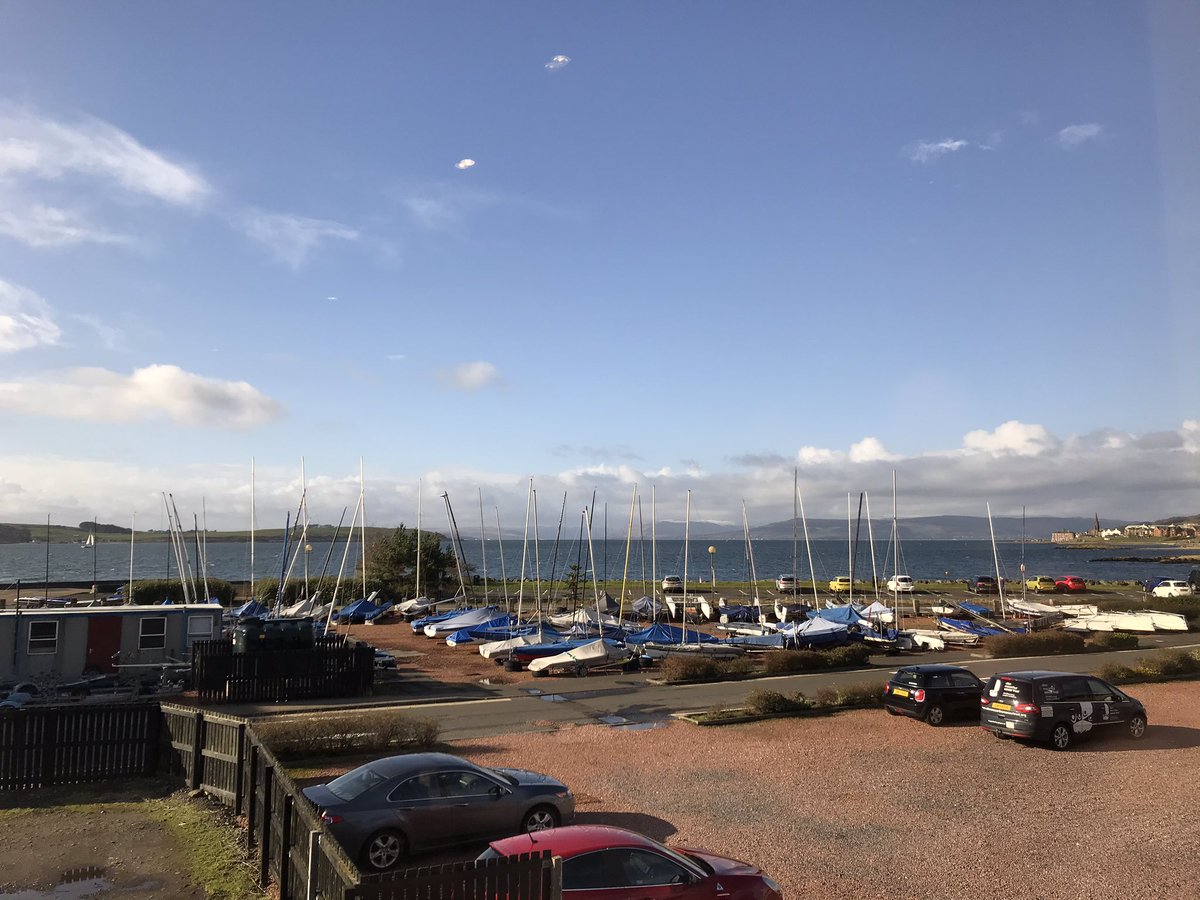 emctrust's tweet image. After weeks - and we means *weeks* - of storms battering our Largs office, the sun is here to greet March ☀️ Sure beats being blown around and arriving to the Marina all soggy! We all feel like we’re glowing 🤩 #MondayMotivaton