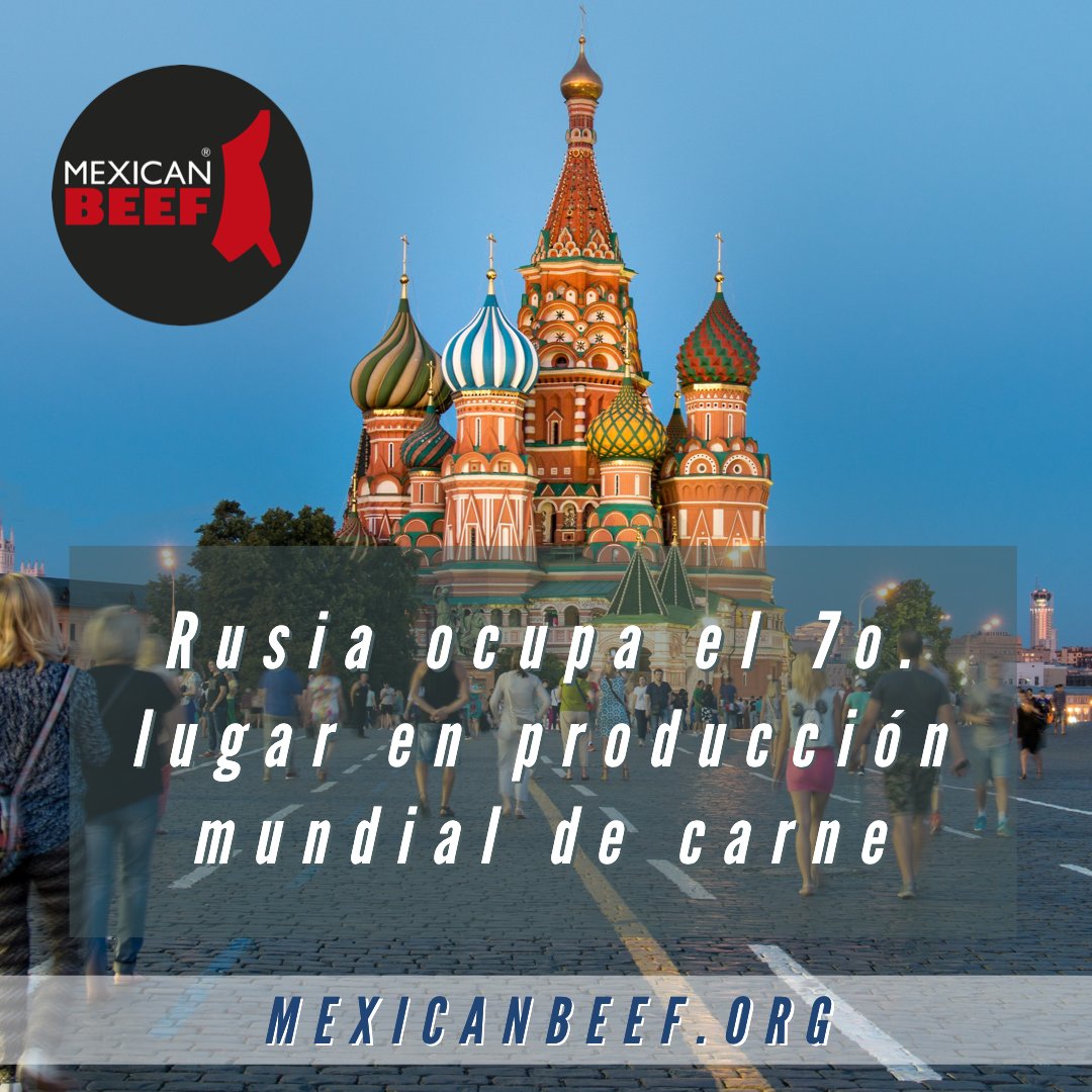 MexcanBeef's tweet photo. Rusia ocupa el séptimo lugar en producción mundial de carne de res a nivel mundial.
.
Russia ranks seventh in world beef production worldwide.
.
#meatdata #datos #datosestadisticos #carnederes #carnemexicana #cocinamexicana #unam #mvz #veterinarios https://t.co/fzbAcDxWEy