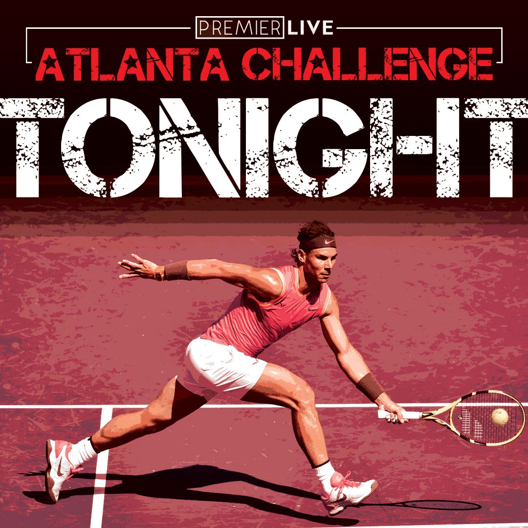 Ready for Rafa v. Grigor tonight? We are and we’re excited to see you there! Doors open at 6:00 followed by Yacht Rock Revue at 6:45 and then the exhibition match at 8:00. Need tickets? Visit buff.ly/2Pr2M1S

#PremierLiveAtlantaChallenge #BeYourPassion #RafaVGrigor