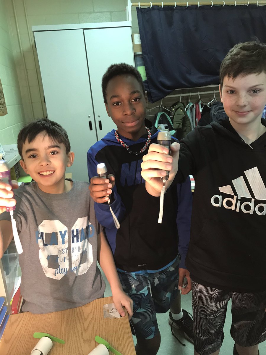 teaching3Ls's tweet photo. 5th Grade Fun! We had a visit today from High Touch High Tech!   It was great review of our earlier unit about magnetism and electricity.
#rneGreatThings https://t.co/eCK7vxuKtm