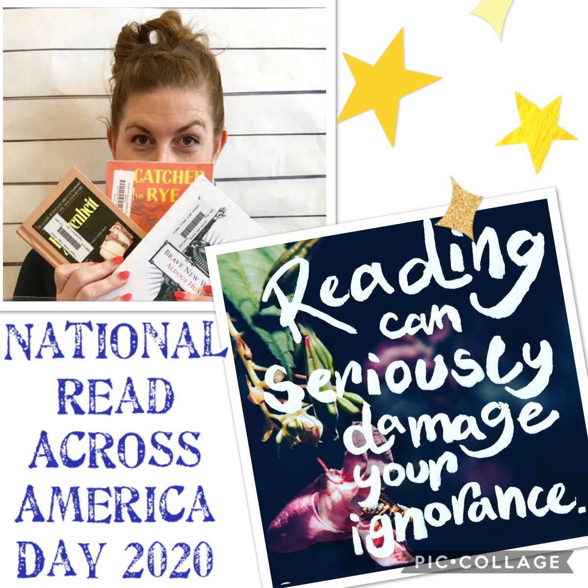 greenerinm's tweet photo. It’s #nationalreadacrossamericaday I love books 💚📚and book recs...so what are you reading today? @TCFalconLibrary @TCHSTalon #currentbooks #SuchAFunAge @kileyreid #TheKingdomofBack @Marie_Lu https://t.co/f9rdTv8nW4