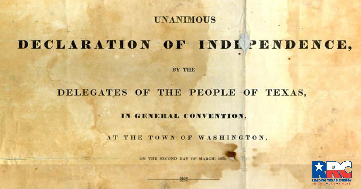 txrrc's tweet photo. #OTD in 1836 #Texas declared independence from Mexico and became a republic. Happy #TxIndependence day! https://t.co/sEiAG9jksX