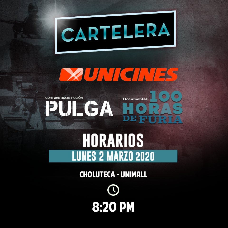 balamHN's tweet photo. Comenzamos la semana con más salas de cine y más horarios para que puedas ir a disfrutar de estas grandes producciones basadas en los hechos de la guerra de 1969 📽😃🇭🇳 https://t.co/hvOBRFkPpG
