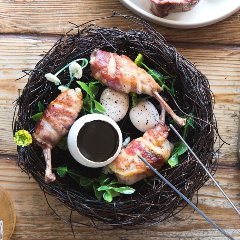 One of our showstopper tapas, our Crispy Foie Gras Stuffed Quail is one you will not forget! Served with Iberian Pork Belly and PX Sauce. ✨

Reserve a table through our booking link via bit.ly/BravasBooking
#BravasTapas #LondonRestaurant